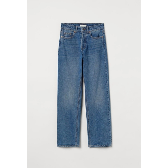 H&M Denim - H&M Straight High Ankle Jeans
